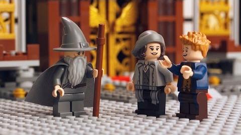 LEGO Dimensions Gandalf Meets Newt Scamander