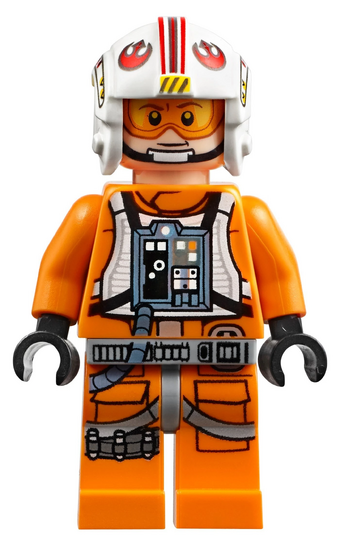 9493 75014 Lego Star Wars Rebel Pilot Porkins Minifigure