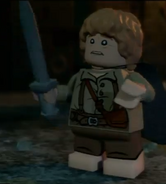 Sam in the LEGO The Lord of the Rings: The Video Game