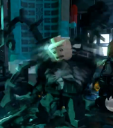 Eddie Brock inside of Venom in LEGO Marvel Super Heroes