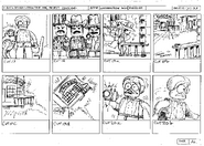 Storyboards for the Wild West themed FMV
