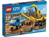 60075 Excavator and Truck
