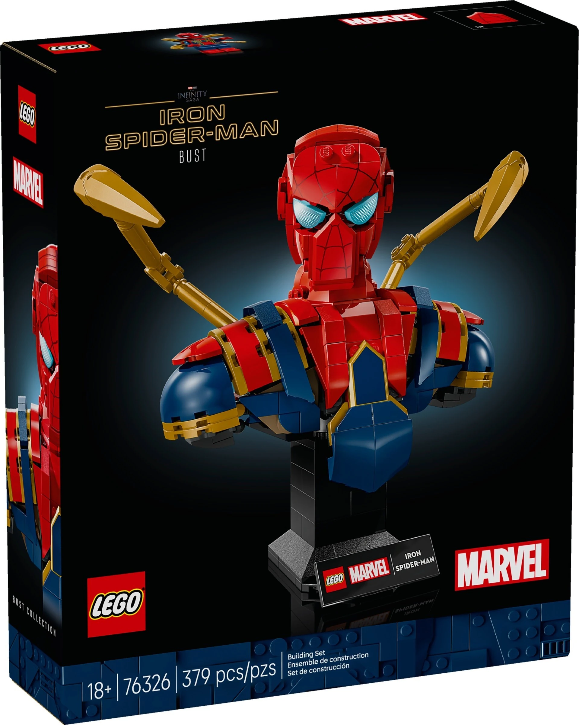 76326 Iron Spider-Man Bust | Brickipedia | Fandom