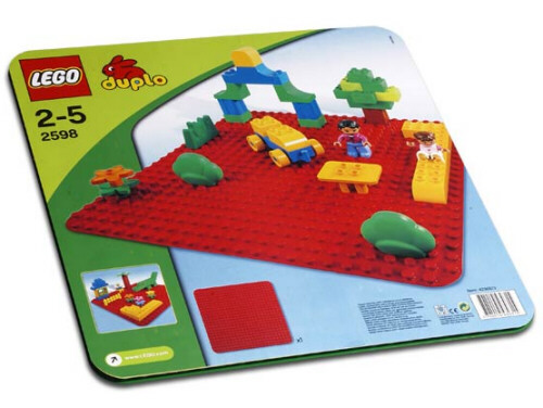 Lego® Duplo Base plate Building plate 24x24 RED