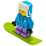 Jour 20 Une fille avec un snowboard