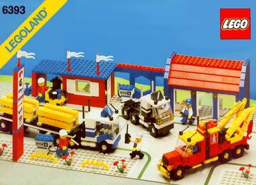6393 Big Rig Truck Stop Brickipedia Fandom