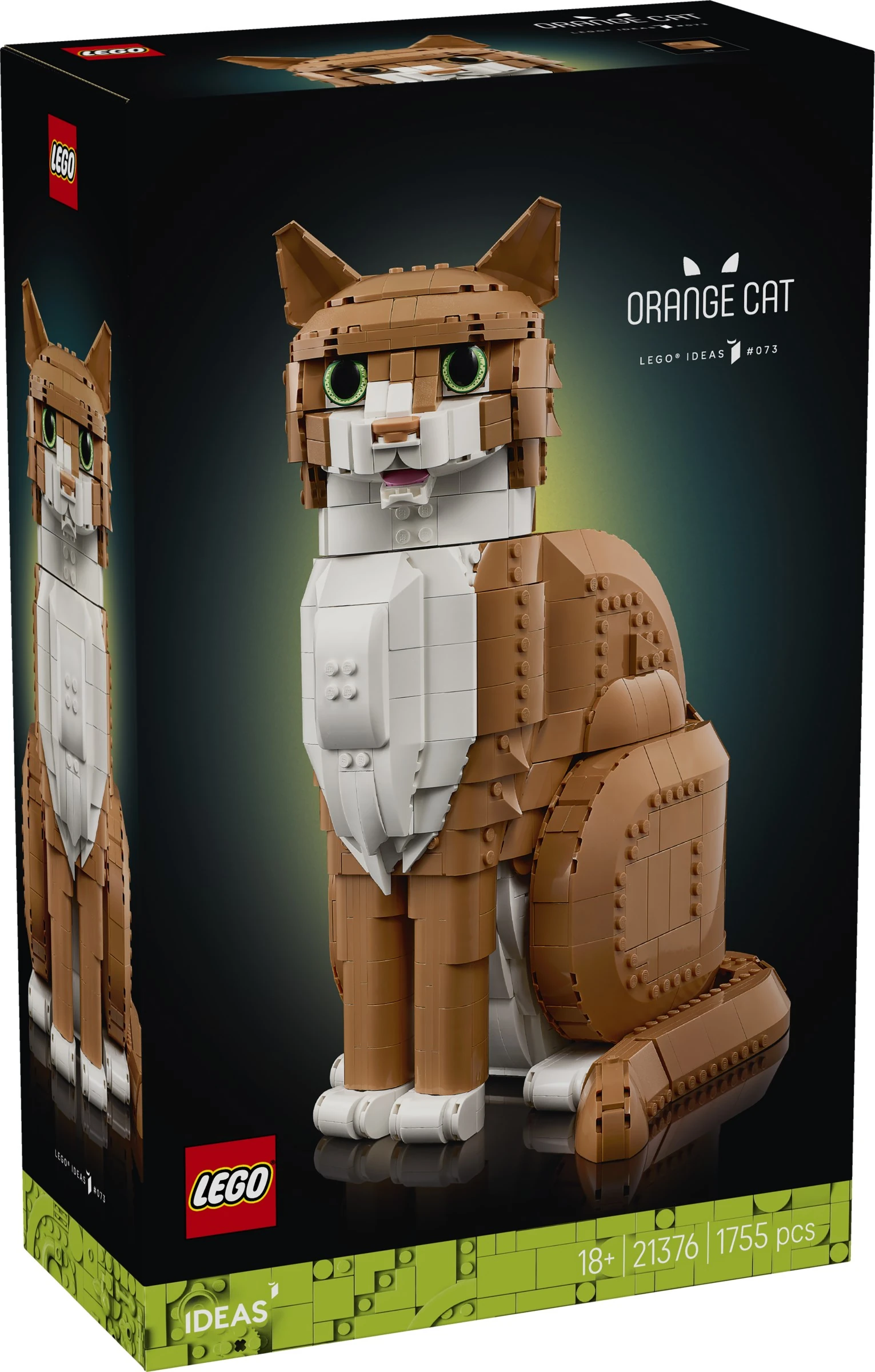 ニャンコ 21376 Orange Cat | Brickipedia | Fandom