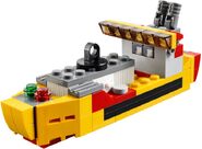 The set as a cargo ship.