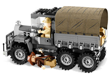 Lego indiana jones jeep top