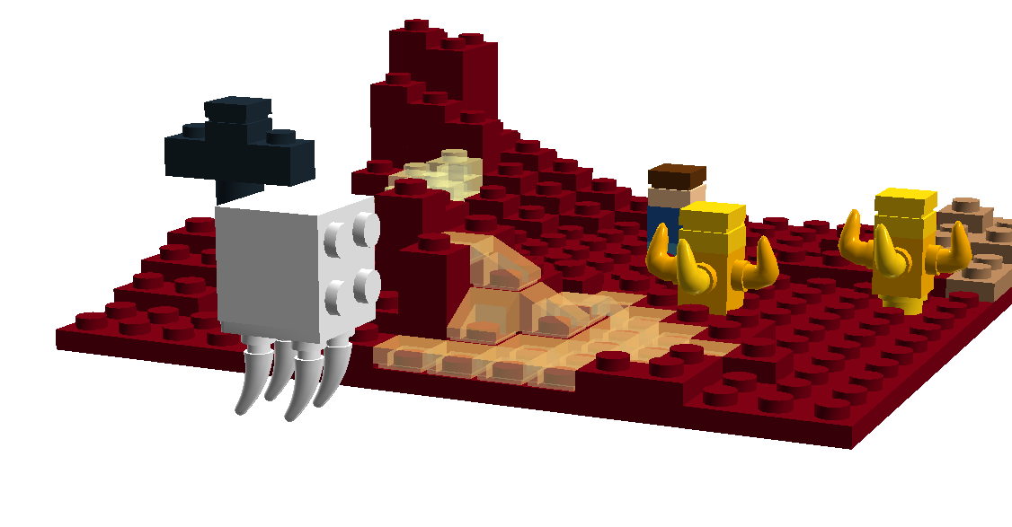The Desert  Custom LEGO Minecraft World 