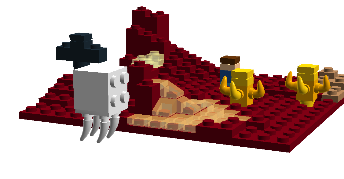 lego minecraft micro ender dragon