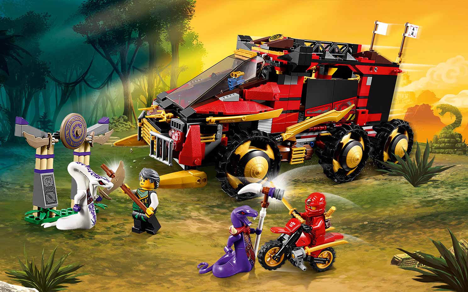 LEGO®-NINJAGO® Le véhicule de combat Dieselnaut Jeu pour Enfant 9