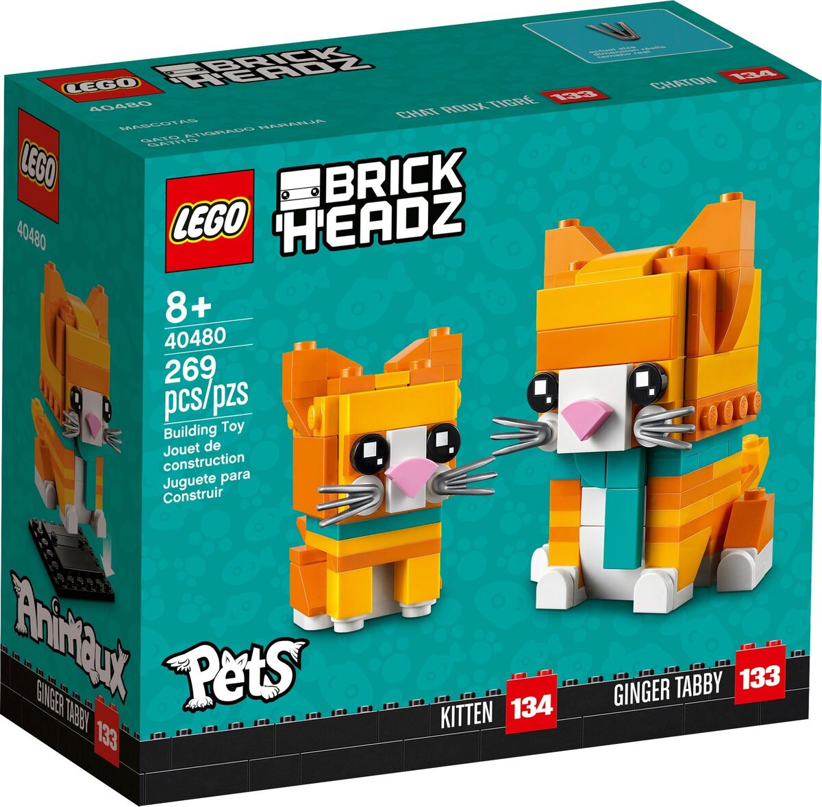 LEGO BrickHeadz Revisión de 40628 Miles “Tails” Prower