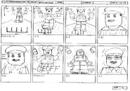 Storyboards for the introduction FMV