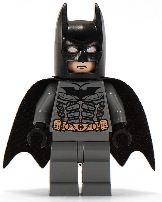 From Set  7888  THE TUMBLER HERO Lego Minifigure Batman Dark Grayish Suit 