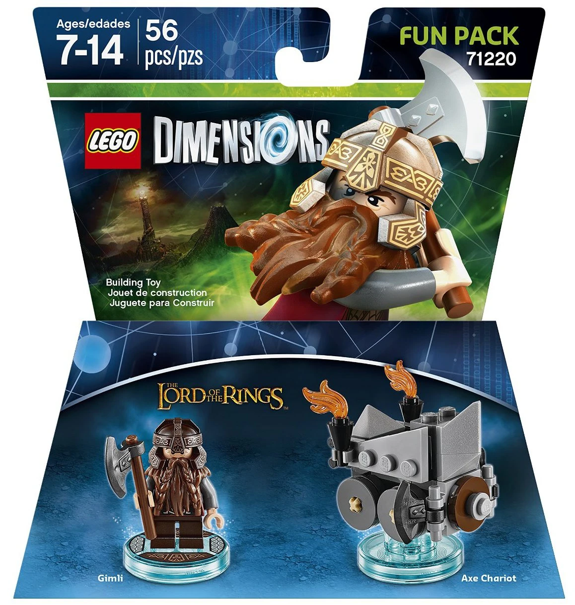71220 Lord of the Rings Gimli Fun Pack | Brickipedia | Fandom