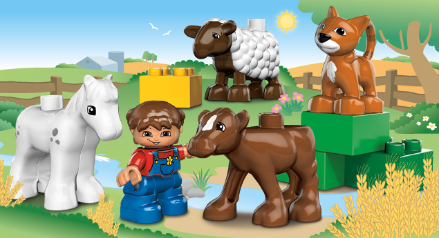 Fermière avec animaux -Playmobil (6133) Toys