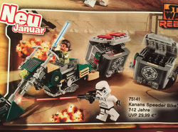 しゃんしゃん！ LEGO Star Wars 75141 - Kanan's Speeder Bike - Brand new w