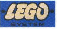 Another LEGO logo in 1958. Note the blue colour