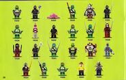 The Theme's first wave of minifigures.