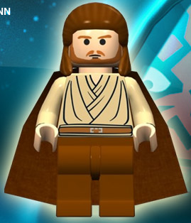 LEGO Qui-Gon Jinn without Cape Minifigure