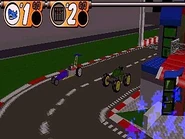 A screenshot likely from Asylum Entertainment's PlayStation version