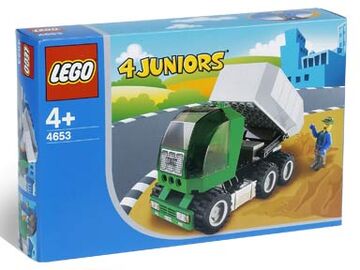 Lego green sale dump truck