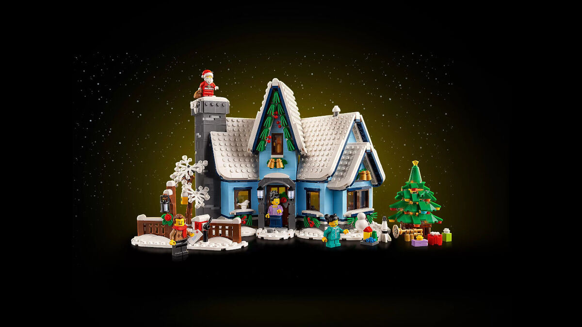 LEGO La visite du père Noël 10293 Ensemble de construction (1 445 pièces) 