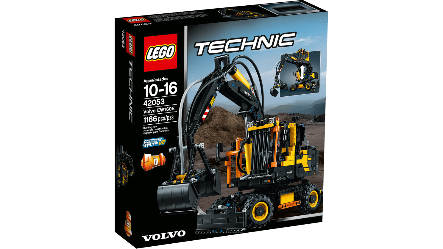 42053 Volvo EW160E Brickipedia Fandom