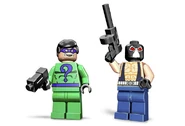 Bane (right) and The Riddler (left)