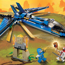 Lego ninjago jay's storm fighter 9442 top