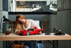 浮き　⑦ LEGO Technic 42143 Ferrari Daytona SP3 review | Brickset