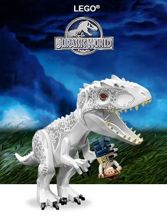 Jurassic World – Camion de capture avec dinosaure et personnage