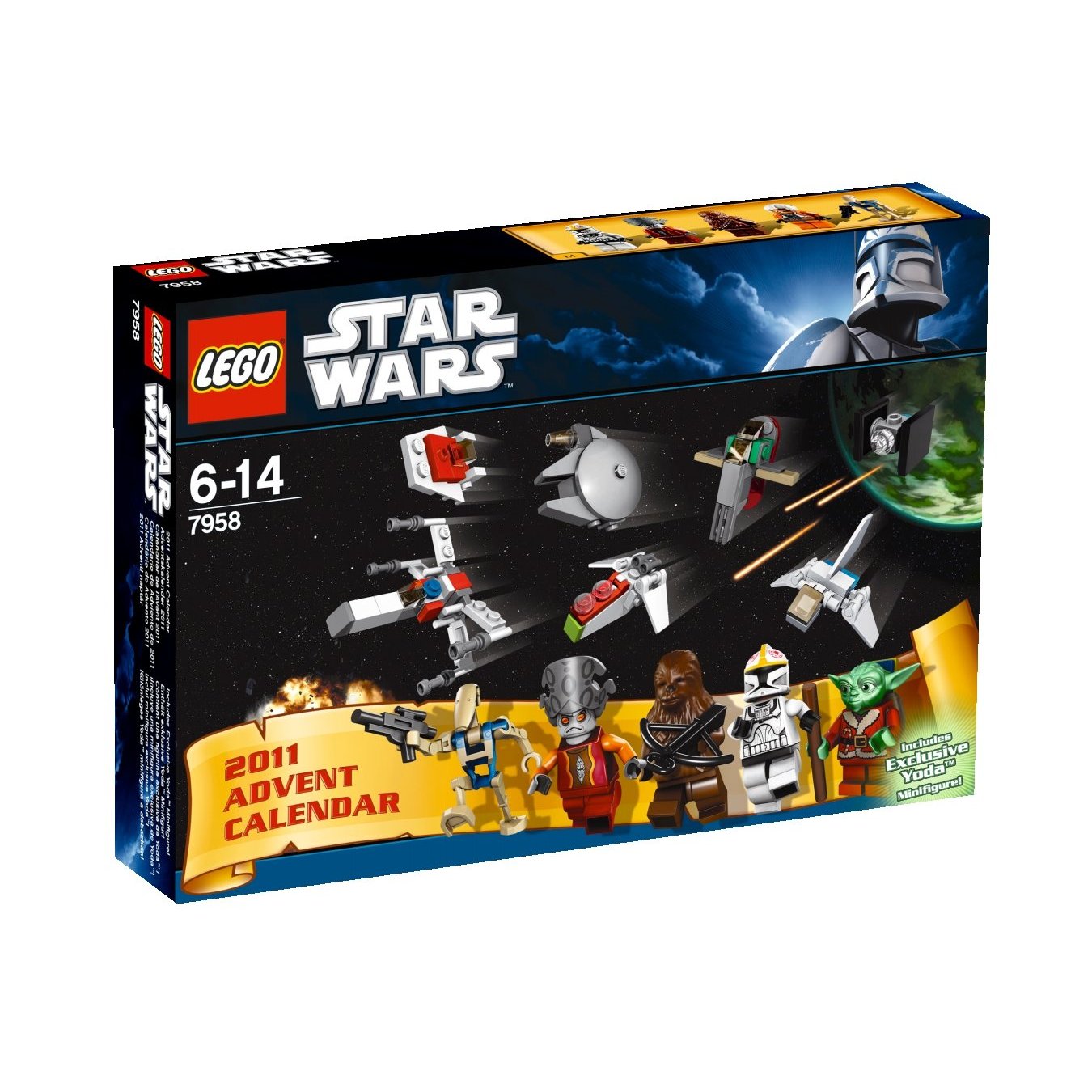 Lego Star Wars Nute Gunray Minifigure From 2011 Advent New Mini Figure Minifig 