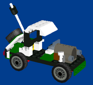 The set's car as it appears in LEGO Racers 2
