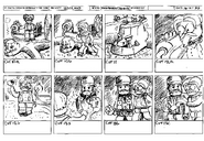 Storyboards for the Rock Raiders FMV