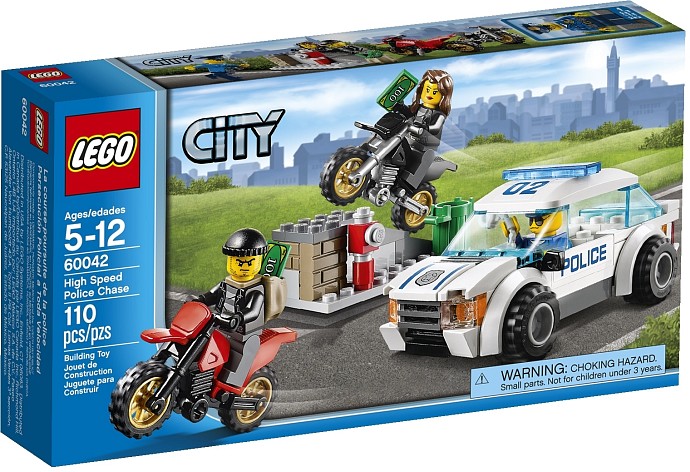 Custom Precut Aufkleber/Sticker passend für LEGO 60042 High Speed Police Chase 