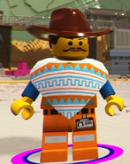 Old West Emmet in The LEGO Movie 2 Videogame.