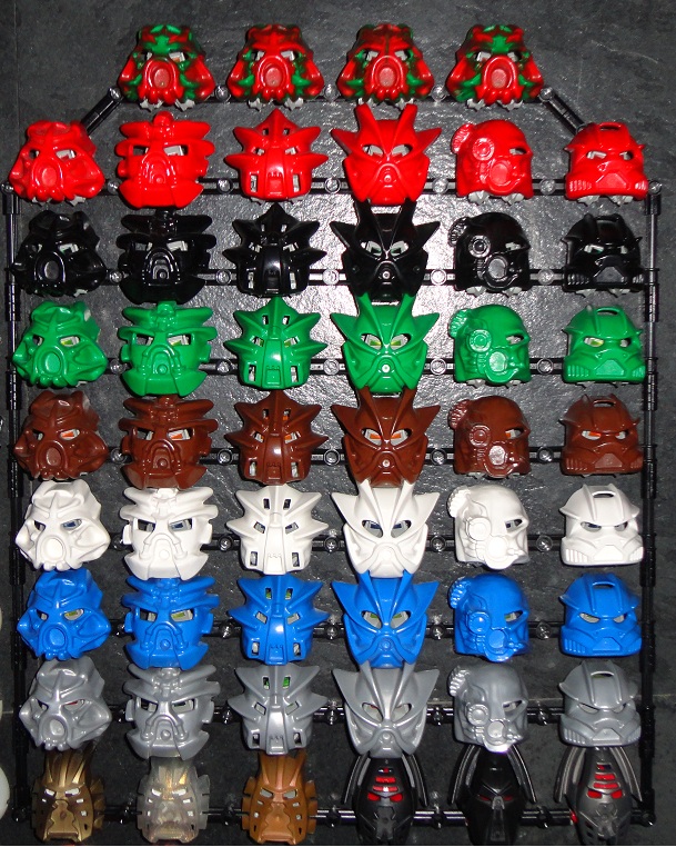 Red Mask of Speed LEGO Bionicle Kanohi Kakama 