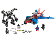 76150 Le Spider-jet contre le robot de Venom
