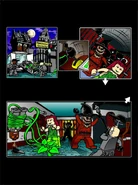 Part of the comic that is included at the back of the instructions