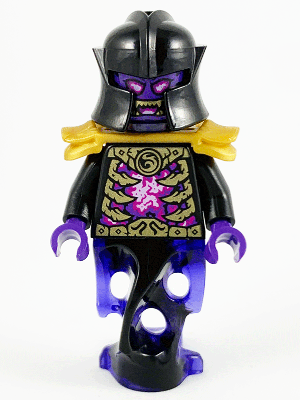 Lego 71699 Ninjago Overlord Minifigure from Thunder Raider set figure only Lego 71699 Ninjago Overlord Minifigure from Thunder Raider set figure only
