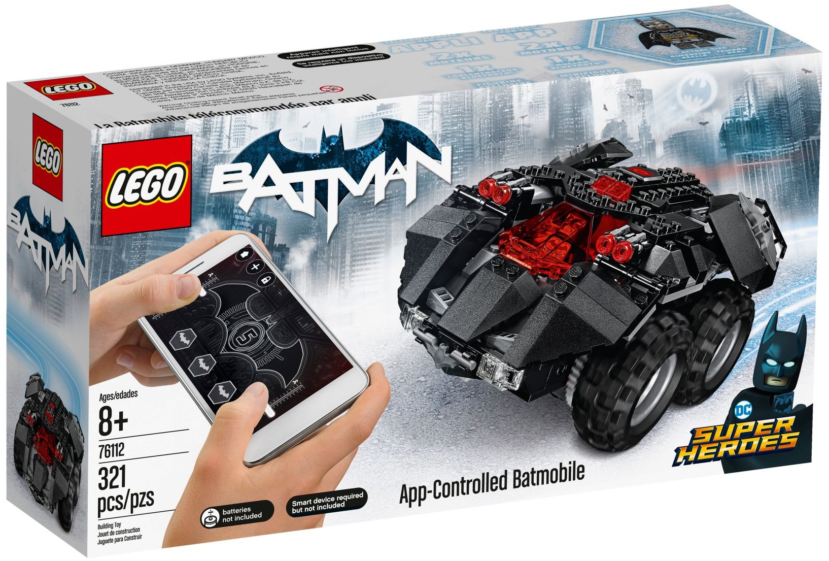 76112 App Controlled Batmobile Brickipedia Fandom