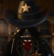 Sheriff Not-a-robot as seen in The LEGO Movie.