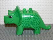 A DUPLO triceratops released in 2008