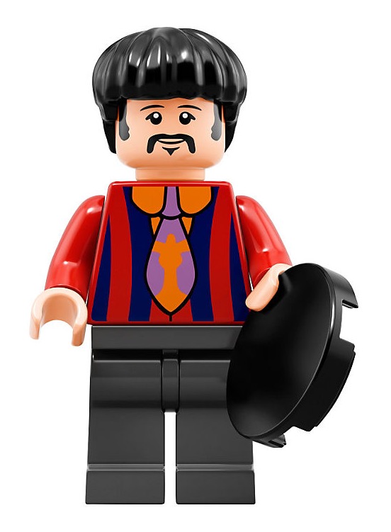 The Beatles Mini Figures Frame John Lennon Paul McCartney Ringo George Lego 