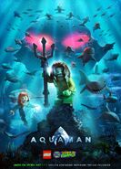 Promotional poster for the Aquaman DLC in LEGO DC Super-Villains