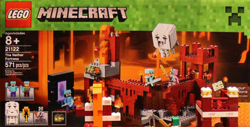 LEGO Minecraft: The Nether Fortress - Rebuilt In Actual Minecraft