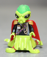 A Prototype of the Alien Commander at the toy fair.