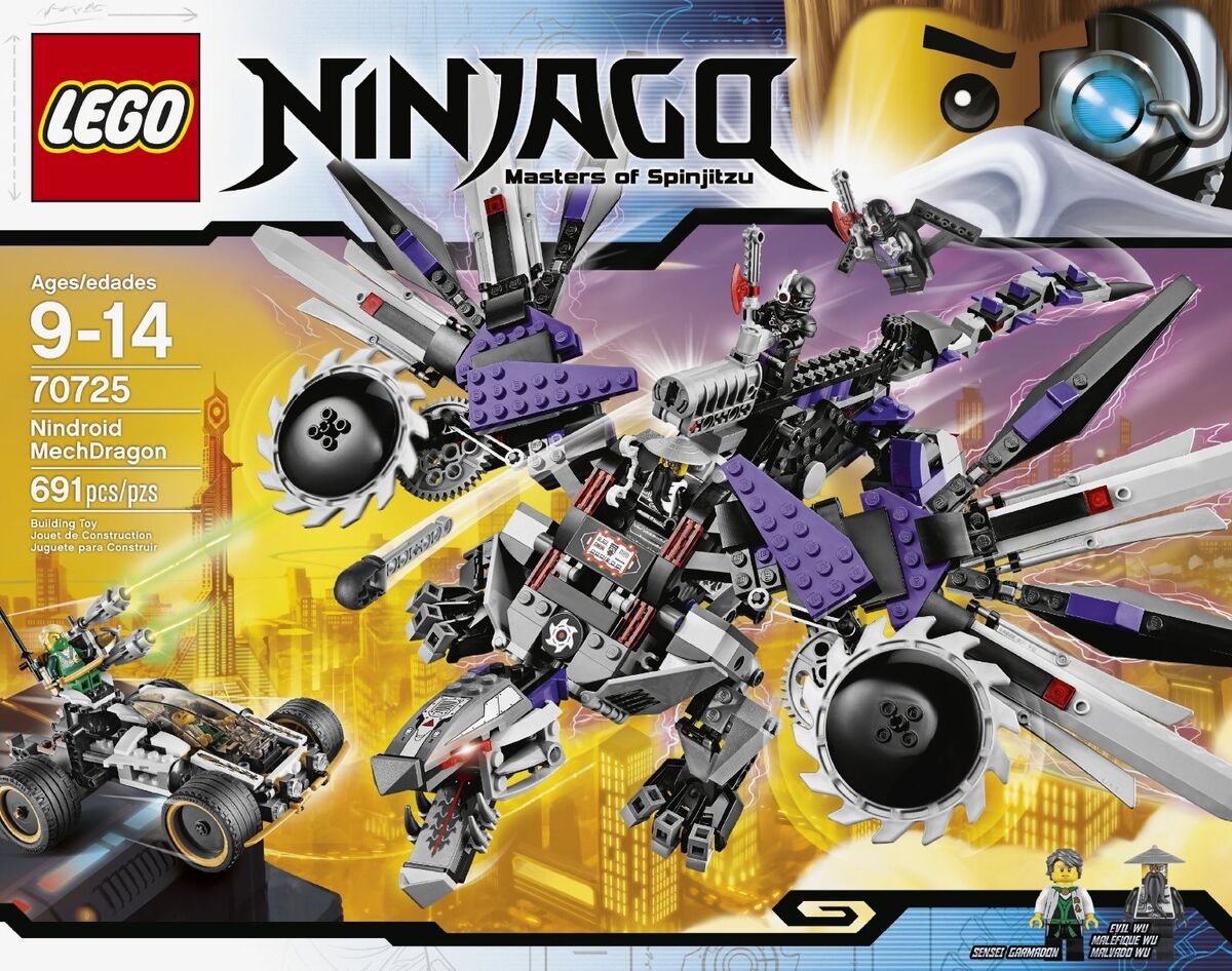 LEGO Ninjago Nindroid MechDragon and Nya?s Car with 5 Minifigures Set